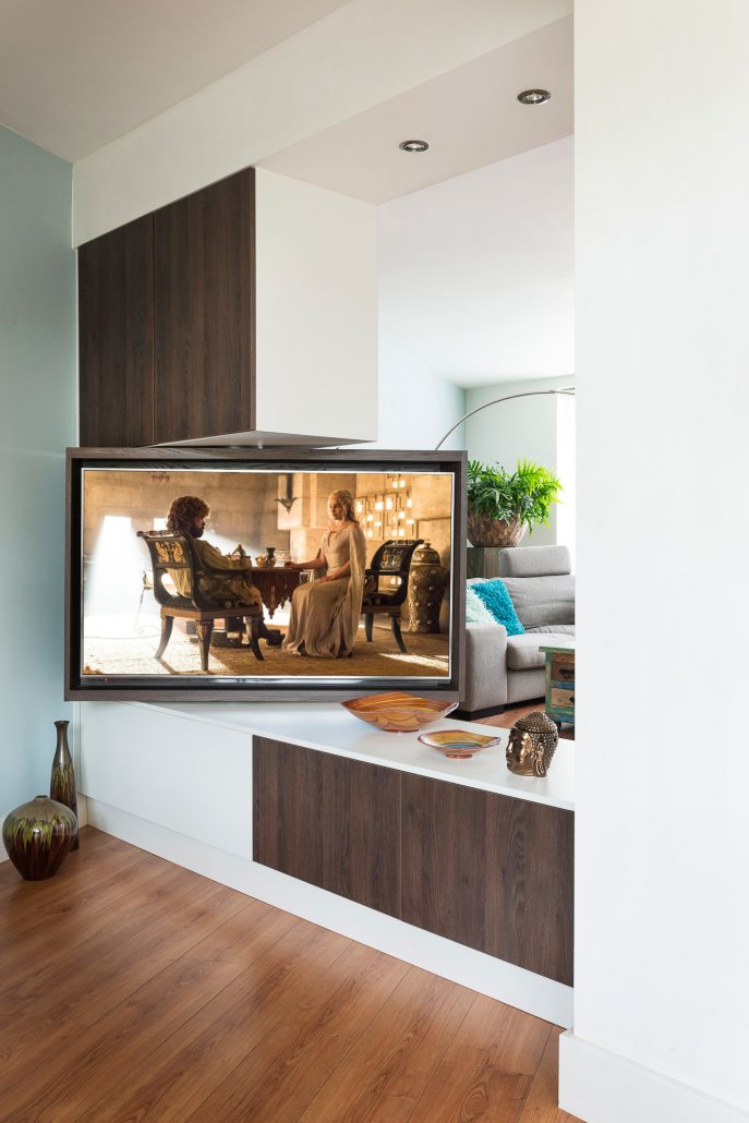 Vaag Vermelden sterk TV meubel met draaiplateau – JM interieurbouw
