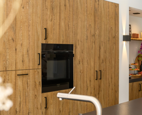 kastenwand keuken kraan