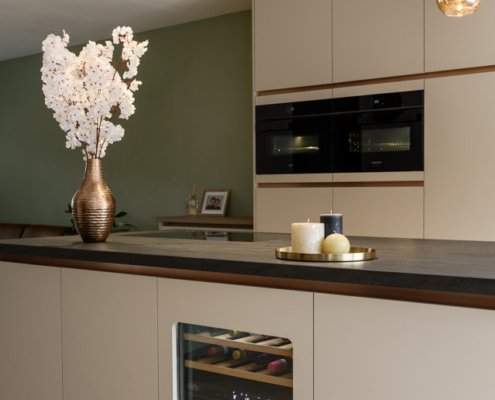 keuken met wijnkast klimaat wijnkast