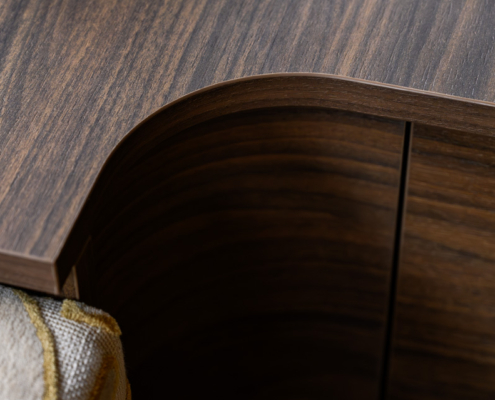 ronding in tv meubel